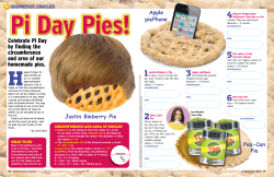 Celebrate Pi Day by finding the circumference and area