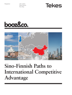 Sino-Finnish Paths to International Competitive Advantage