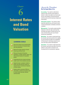 Interest Rates and Bond Valuation