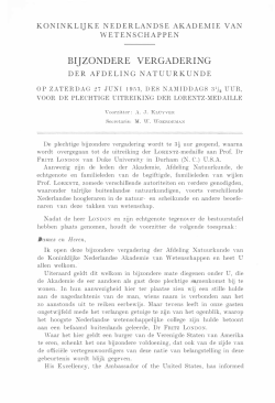 BDZONDERE VERGADERING