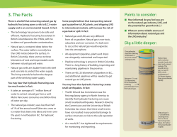 The Facts - LNG in BC