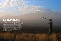Africa Geographic (May 2012), `Guardians of the