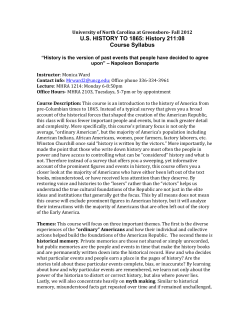 211-08 M. Ward - UNCG History Department