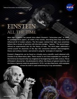 Einstein All the Time - Chandra X
