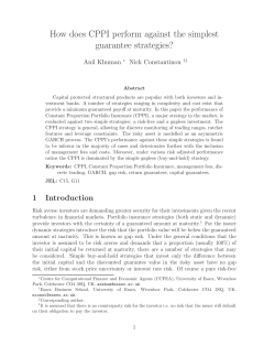 How does CPPI perform against the simplest guarantee strategies?