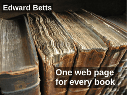One web page for every book