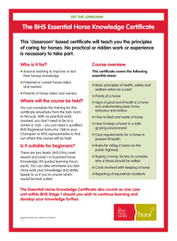 Participation Project Qualifications Brochure