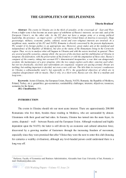 the geopolitics of helplessness