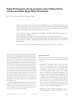 Geology of Greenland Survey Bulletin 181, 1999, 171-179