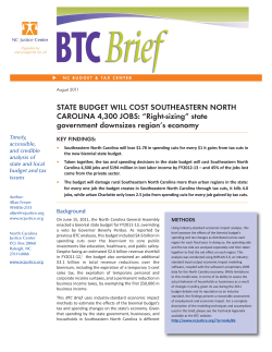 BTC Brief - Economic Regions