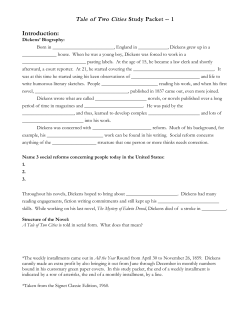 Tale of Two Cities Study Guide