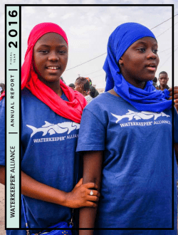 annual report - Waterkeeper Alliance