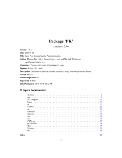 Package `PK`