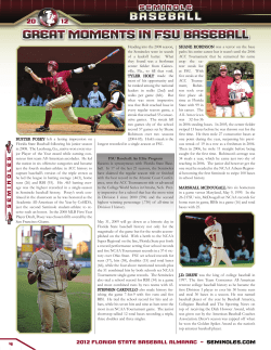 great moments in fsu baseball