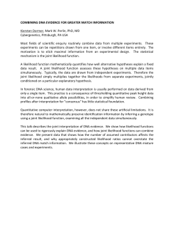 Combining DNA Evidence for Greater Match Information