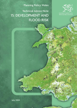 TAN 15: Development and Flood Risk