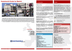 Hostelworld Guide for Madrid