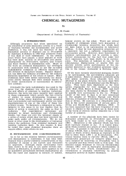 chemical mutagenesis - UTas ePrints