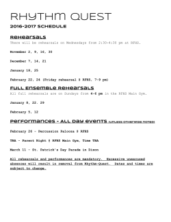 Rhythm qUEST - Rock Falls High School Music Department