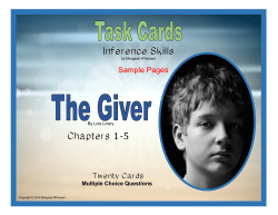 Inference Skills Chapters 1 -5