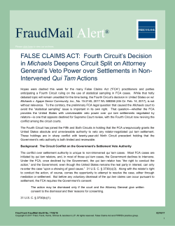 Fourth Circuit`s Decision in Michaels Deepens Circuit