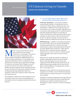 US Citizens Living in Canada