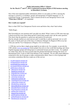 2012 03 Public Information Officers Report