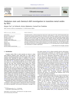 Oxidation state and chemical shift investigation in transition metal