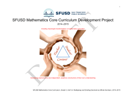 SFUSD Unit 5.4 Multiplying and Dividing Decimals by Whole Numbers
