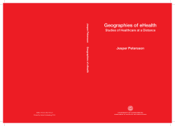 Geographies of eHealth