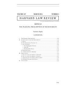 article - The Center for Regulatory Effectiveness