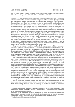 full text - Classical Association of South Africa