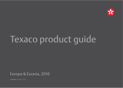 Texaco product guide