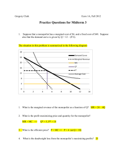 Practice Questions for Midterm 3