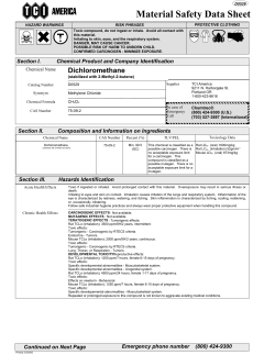 1485 Dichloromethane (English) AAA TCI MSDS A2.0