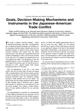 Goals, Decision-Making Mechanisms and