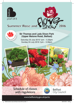 R ose Society Northern Ireland