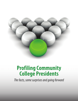 Profiling Community College Presidents
