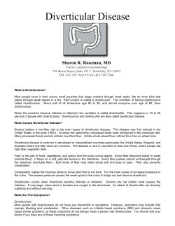 HVMG Roseman Diverticular Disease