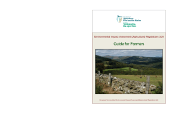 EIA Guidance document - Department of Agriculture