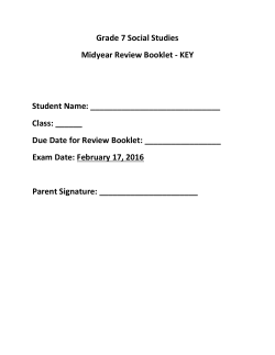 Mid Way Review Answers