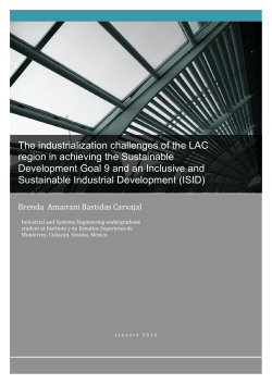 The industrialization challenges of the LAC region in achieving the