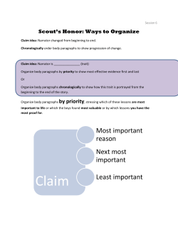 Most important reason Next most important Least