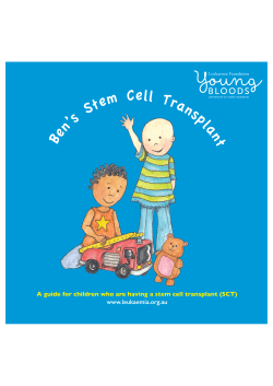 Ben`s Stem Cell Transplant