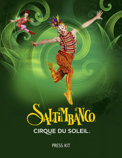 press kit - Cirque du Soleil