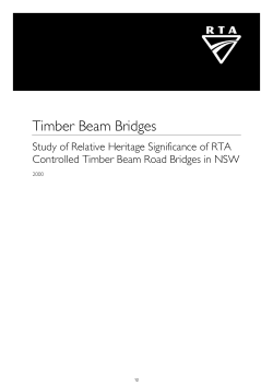Timber Beam Bridges - Roads and Maritime Services