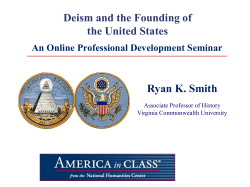 Ryan K. Smith - America in Class