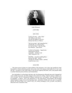 Emily Dickinson (1830-1886) #465 (1862)