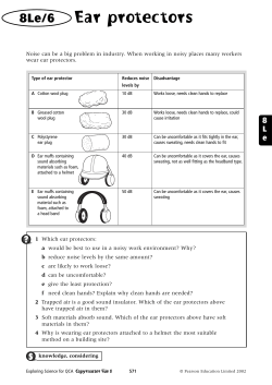 Ear protectors - School
