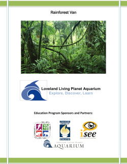 Rainforest Van - The Living Planet Aquarium